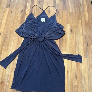 Beautiful dark grey MISA Los Angeles cocktail dress.  Size 4 only worn once.